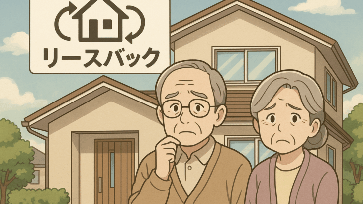 リースバックの問題点を後悔する老夫婦